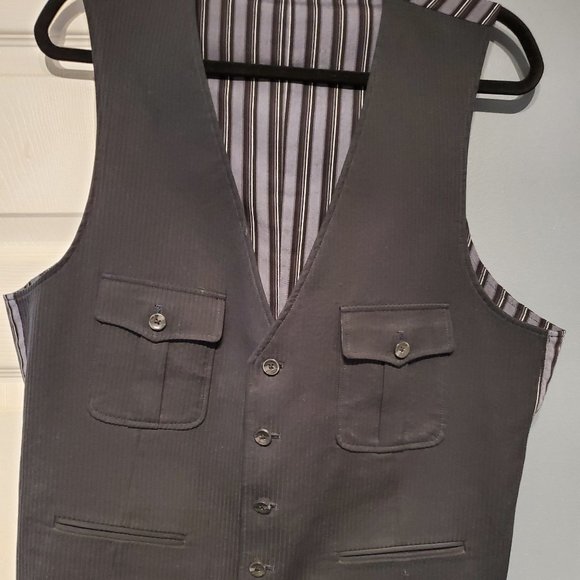 Billy London - Navy Vest - Picture 1 of 4